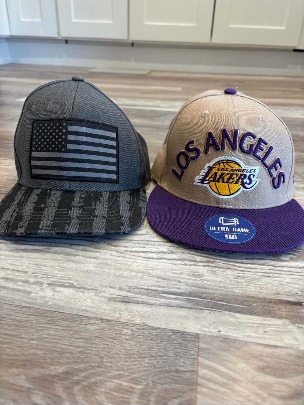 NBA Los Angeles Lakers Tan and Purple Snapback Hat